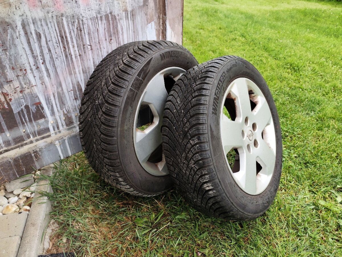 Kompletné zimné kolesá elektróny 205/55R16 91H - 2