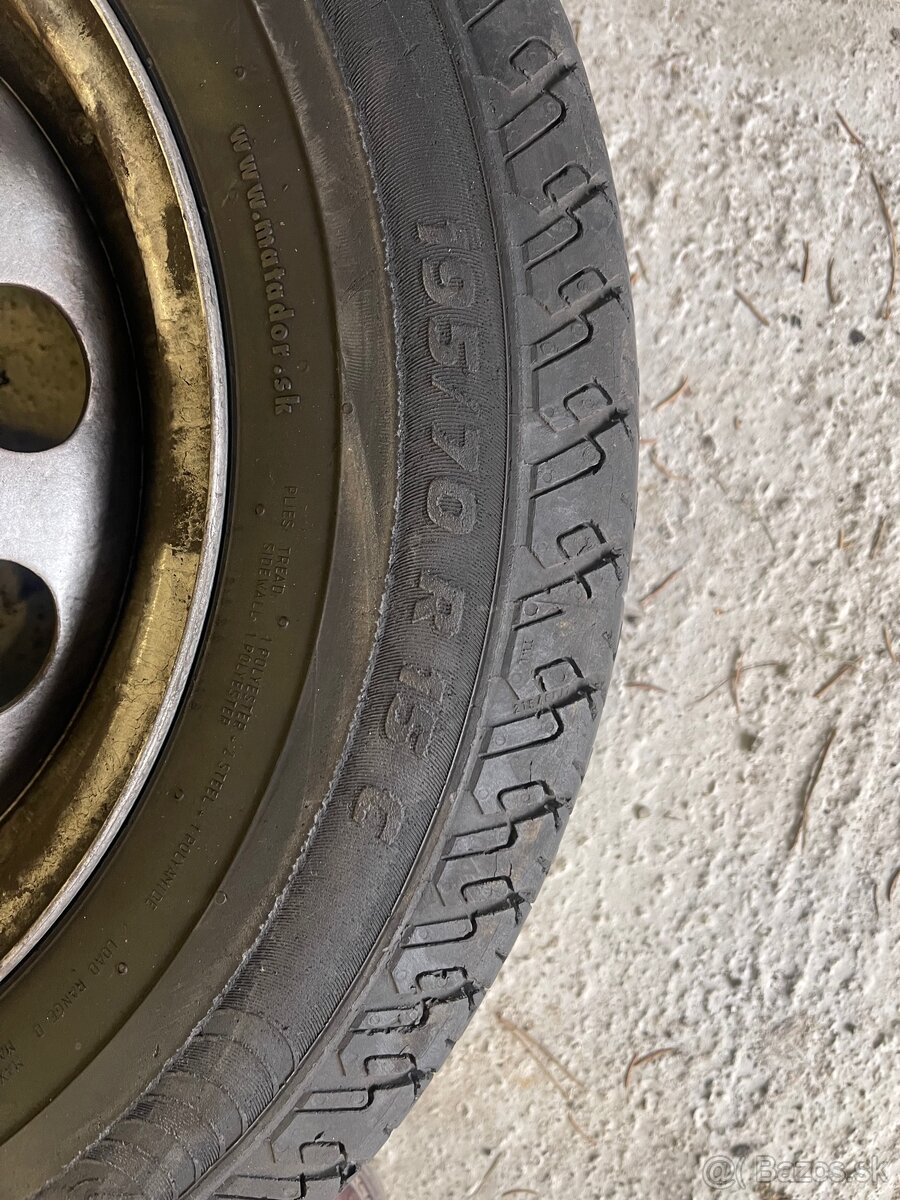 Kolesá 195/60C, 5x112 R15 s pneu Matador - 2