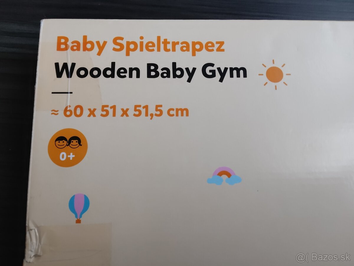 Detská drevená hrazdička - 2