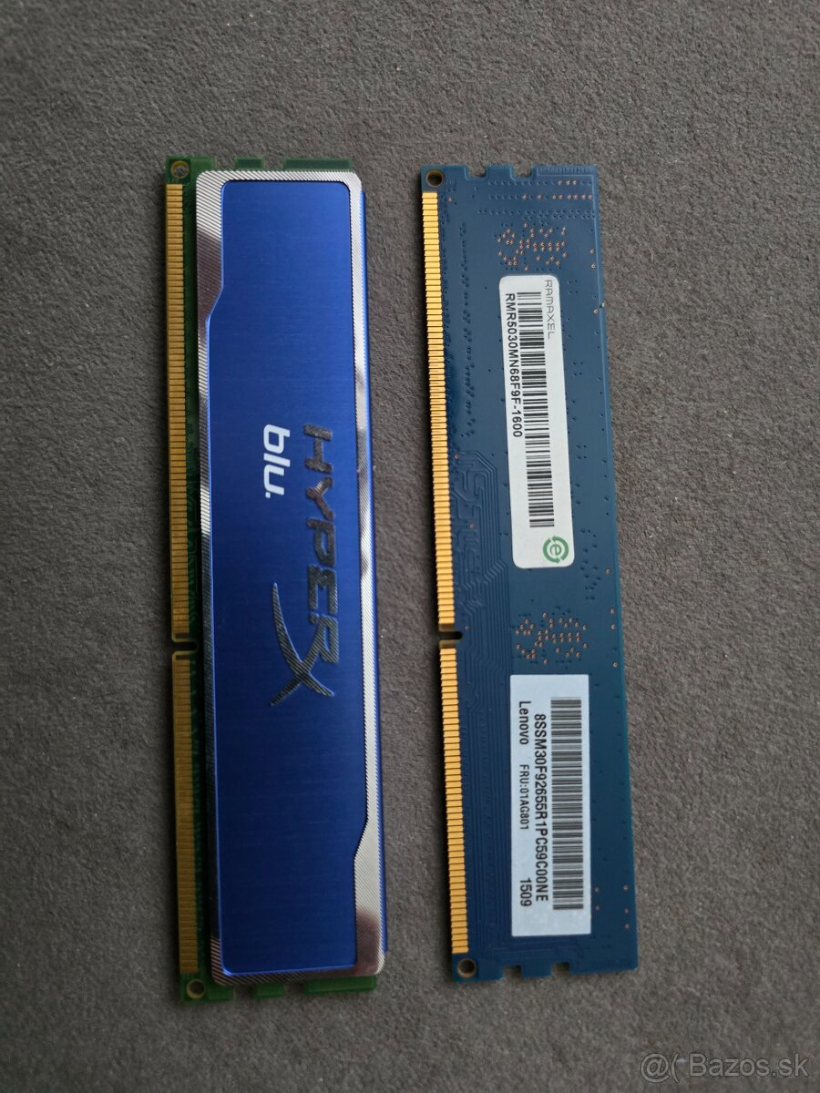 2x4GB DDR3 1600Mhz - 2