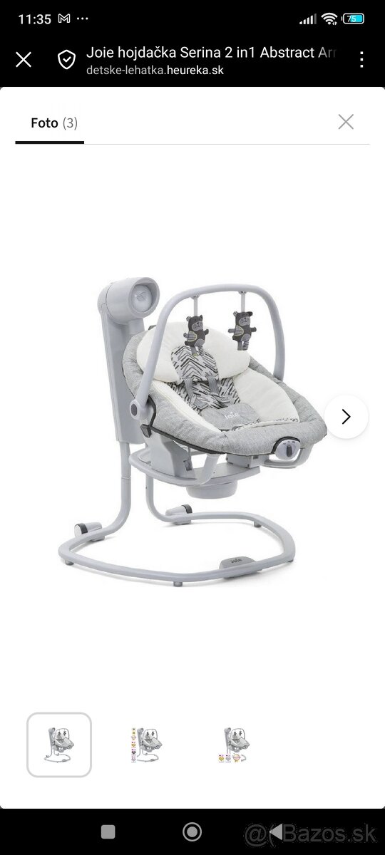 Joie hojdačka Serina 2 in1 - 2