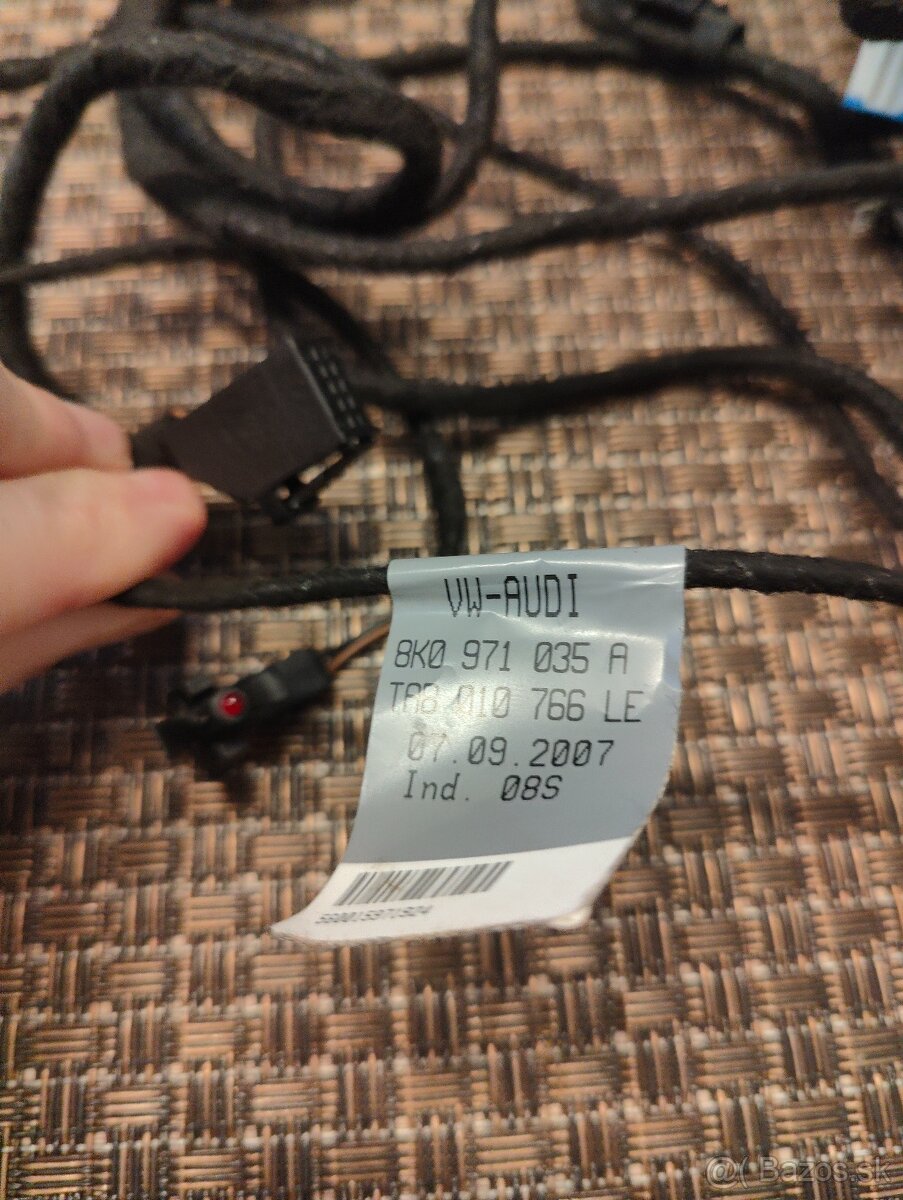 Kabeláž vodičových dverí Audi A4 B8 8k - 2