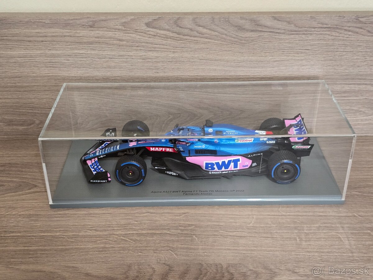 Fernando Alonso (Alpine A522 BWT) 1:18 VC Monaco 2022 7th. - 2