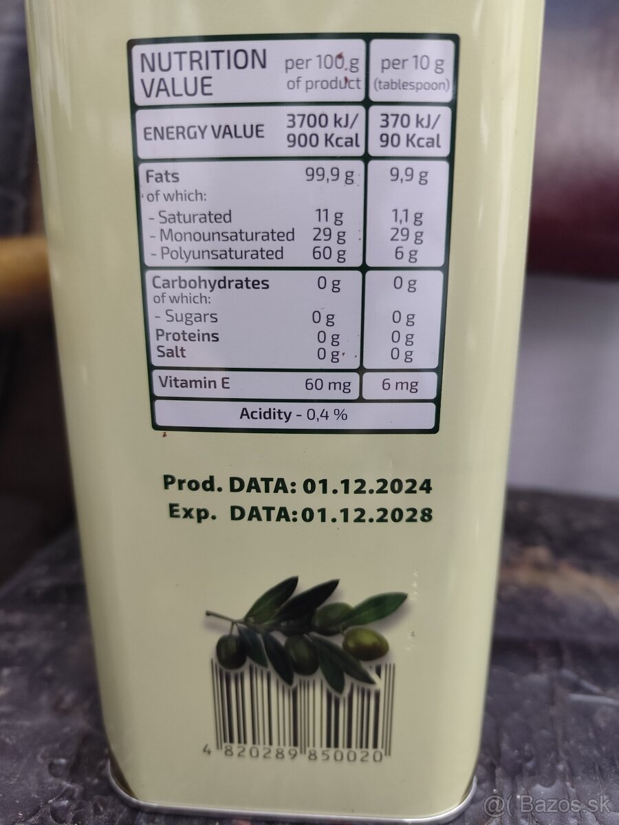 Olivový olej 5l. - 2