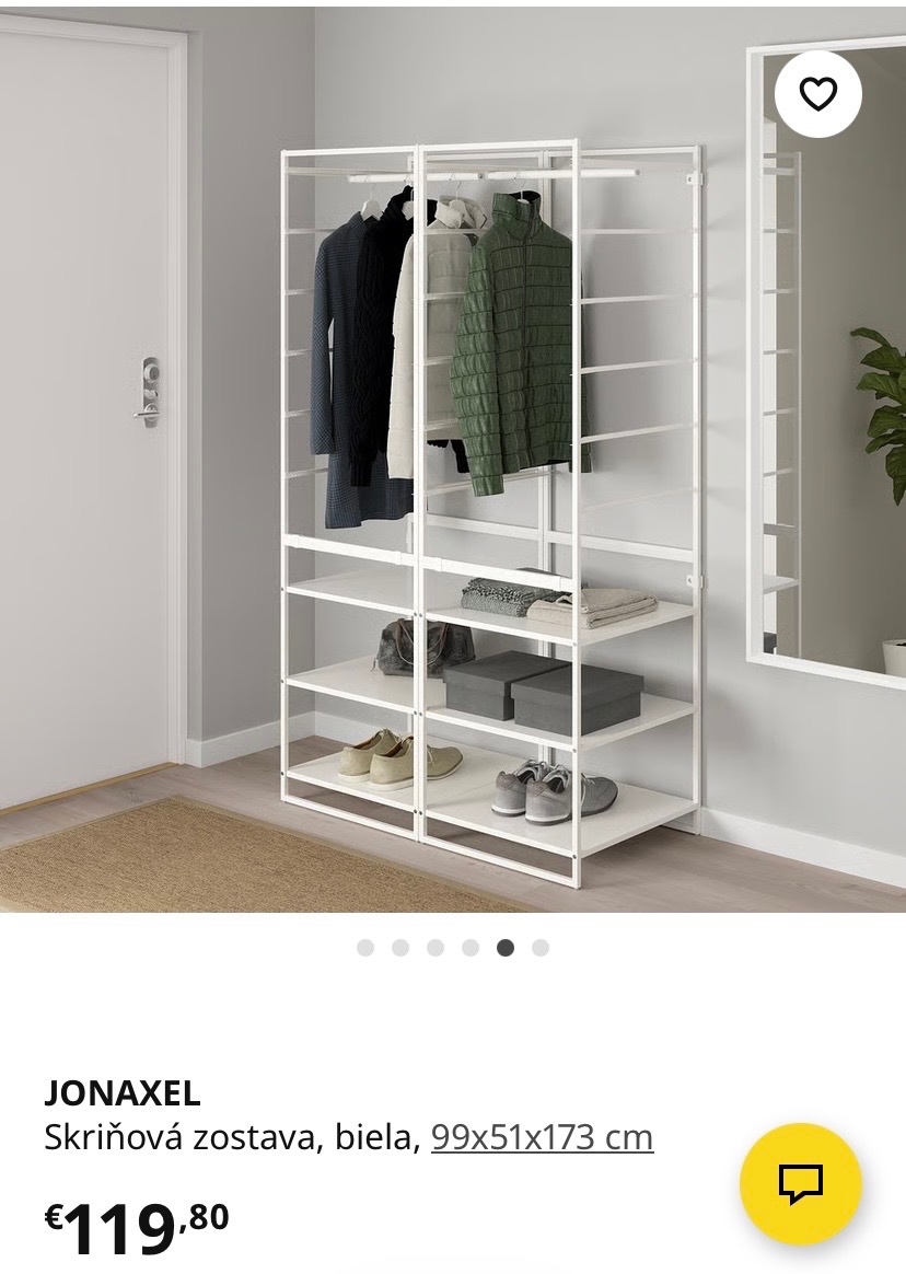 Šatníkova zostava JONAXEL IKEA - 2