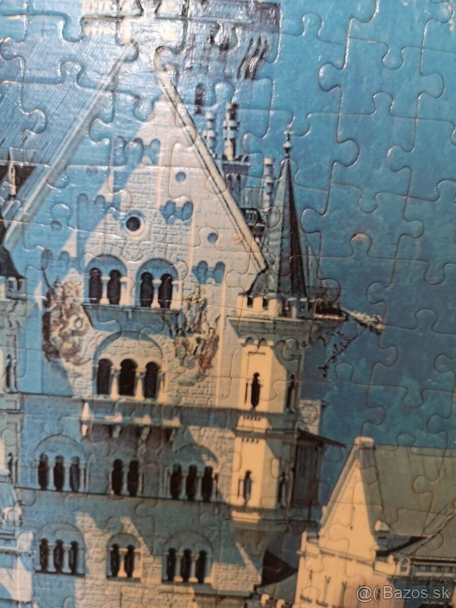Puzzle hrad Neuschwanstein s rámom - 2