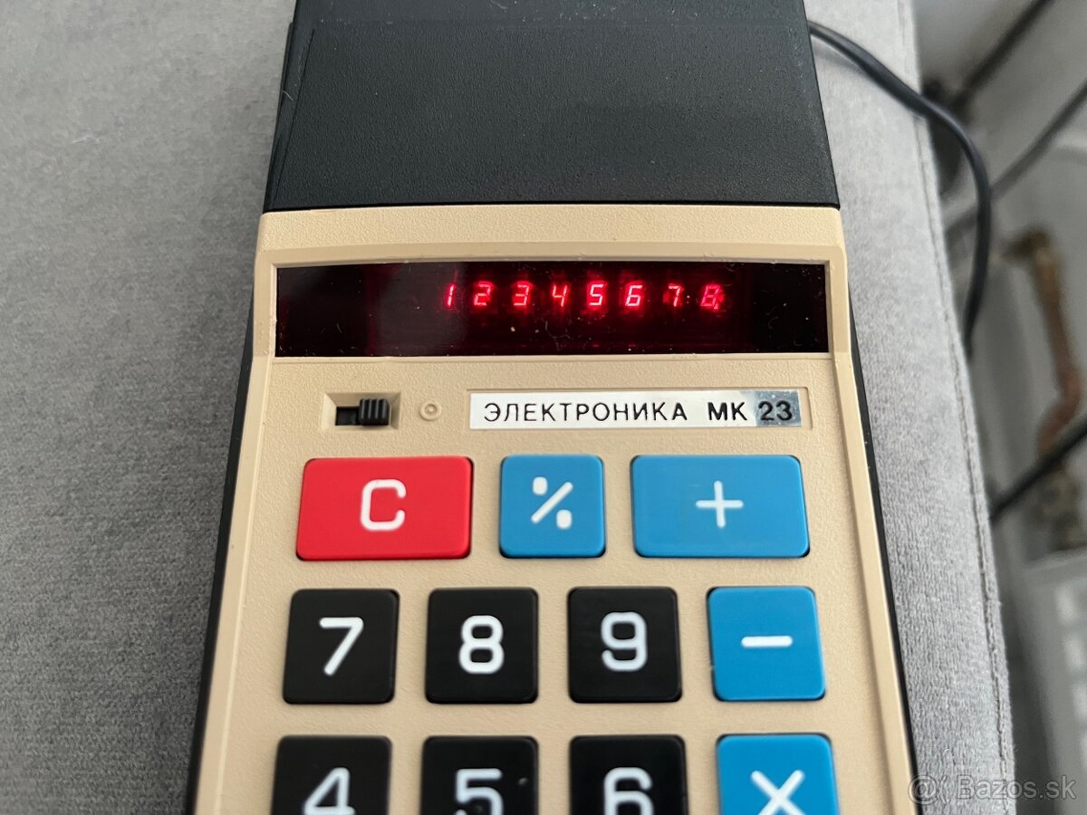 Predám elektricky kalkulator elektronika MK23 - 2