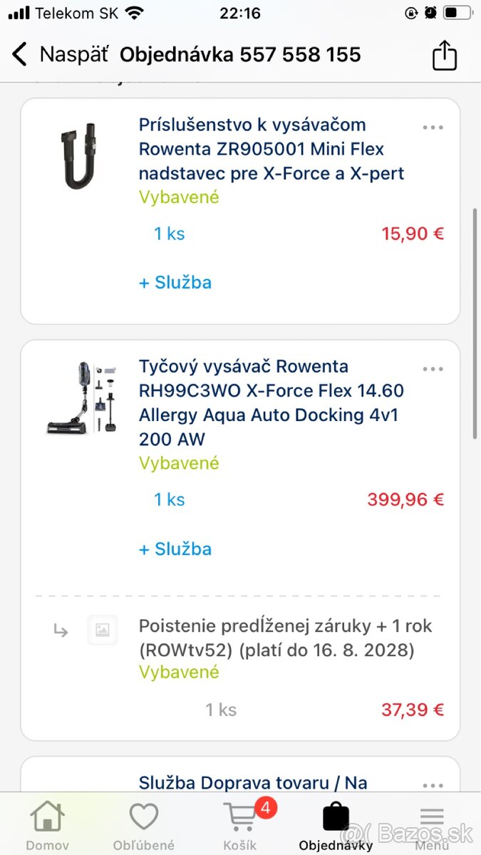 PREDAM NOVY RTYCOVY VYSAVAC ROWENTA 14.6 - 2