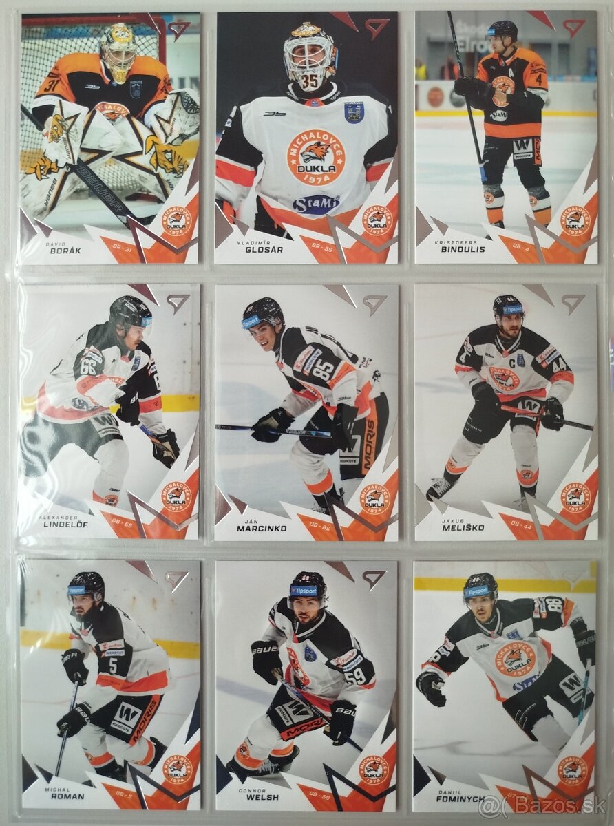 Hokejové kartičky TIPOS EXTRALIGA 25/26 HK DUKLA MICHALOVCE - 2