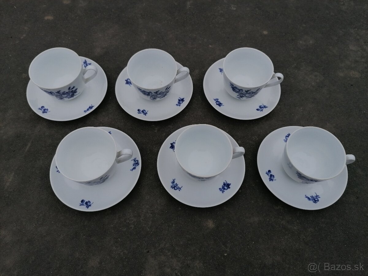 Predám porcelánová sada Modrá ruža - 2