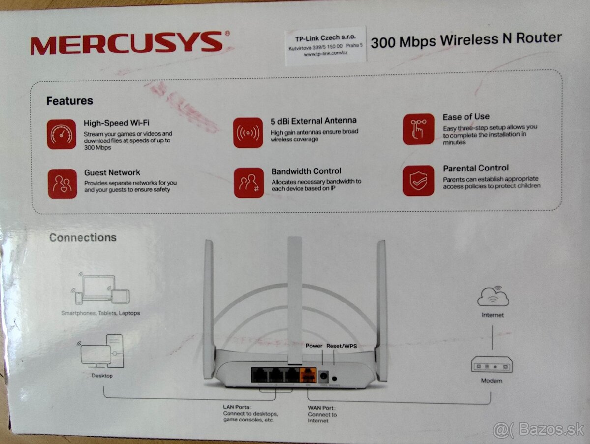 MERCUSYS MW305R router - 2