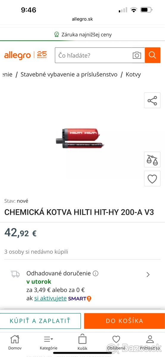 Chemicka kotva Hilti - 2