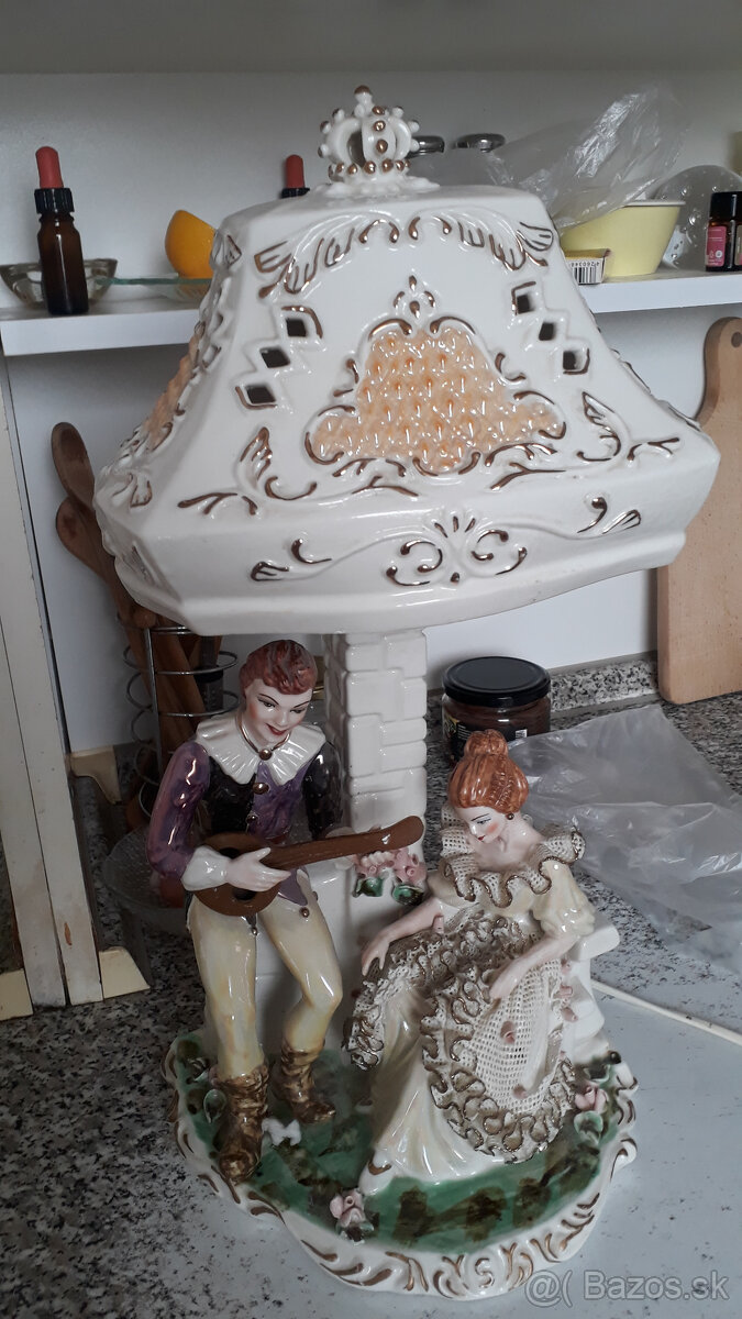 Porcelánová lampa Rumunsko - 2