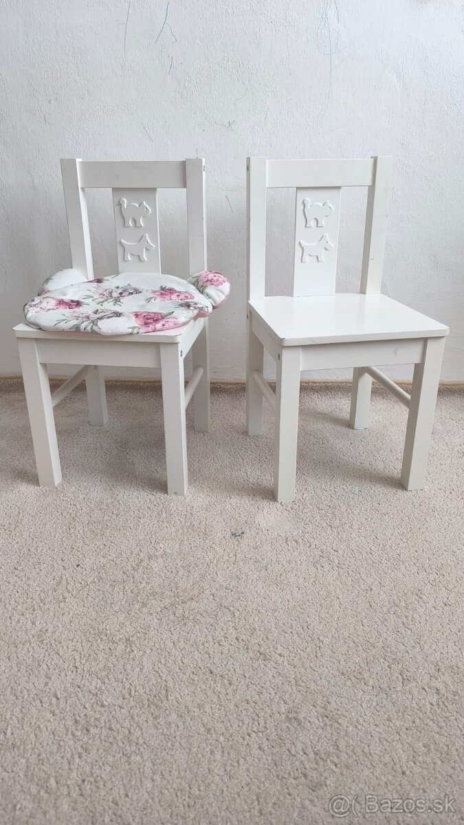 Stolička ikea drevená - 2