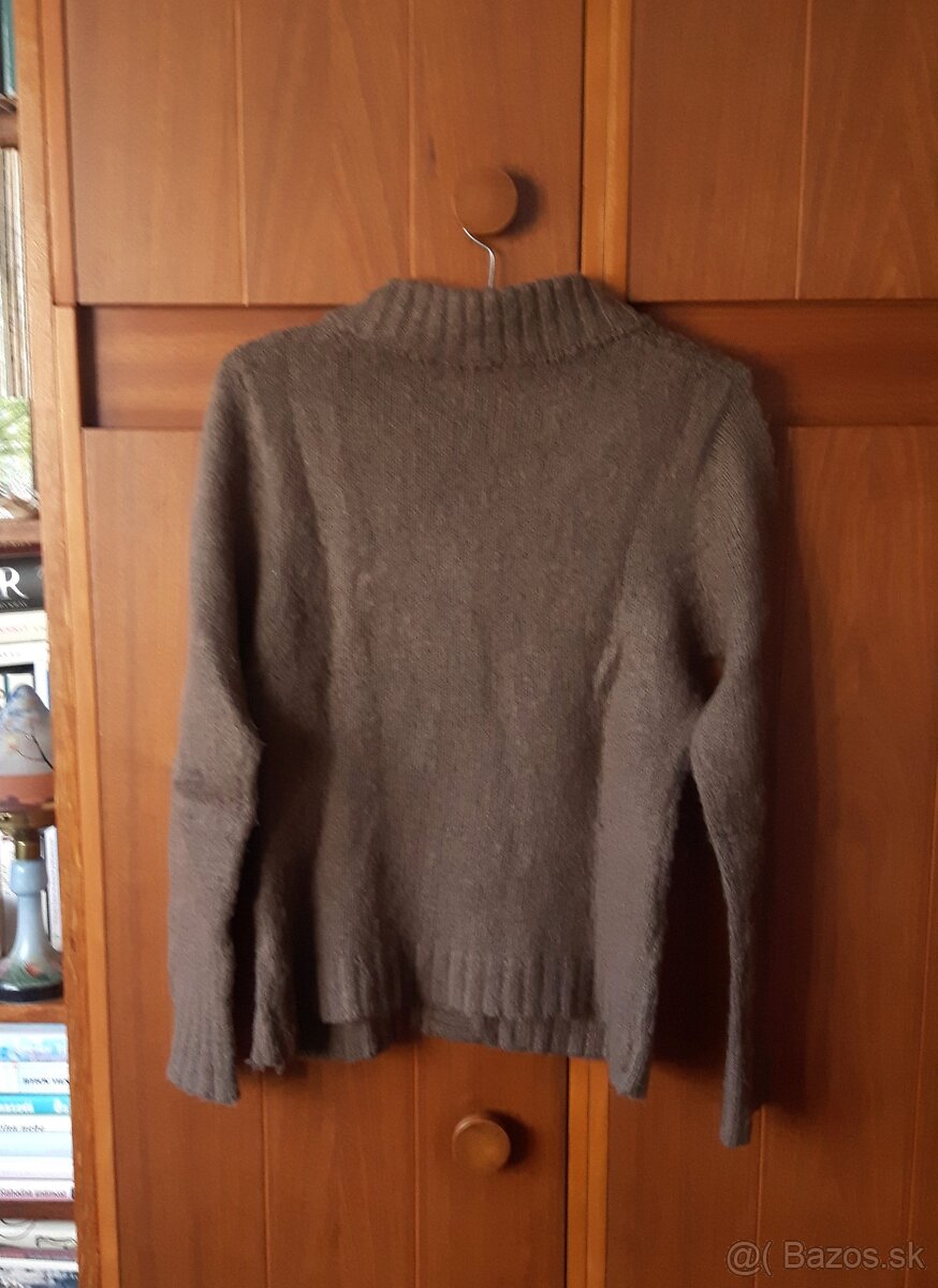 Mohérovo - vlnený teplý sveter - 2