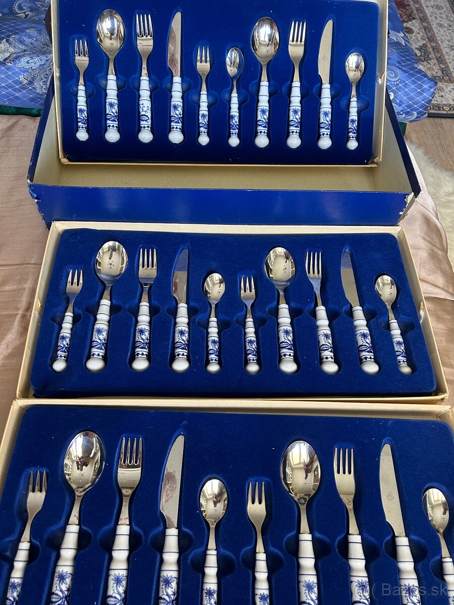 Porcelanovy pribor cibulak cibuliak - 2