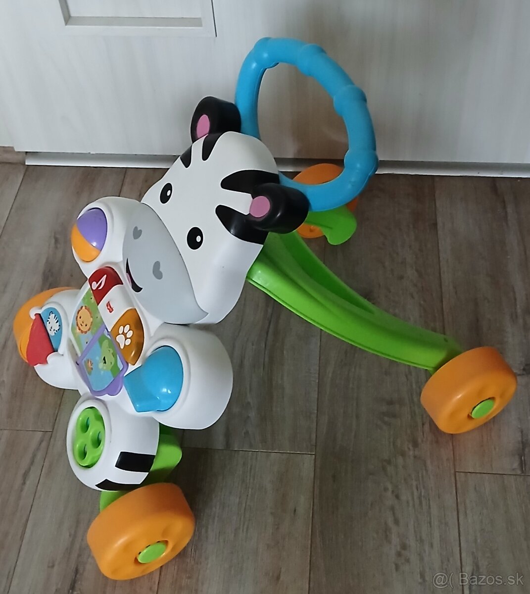 Fisher Price interaktívne chodítko zebra - 2