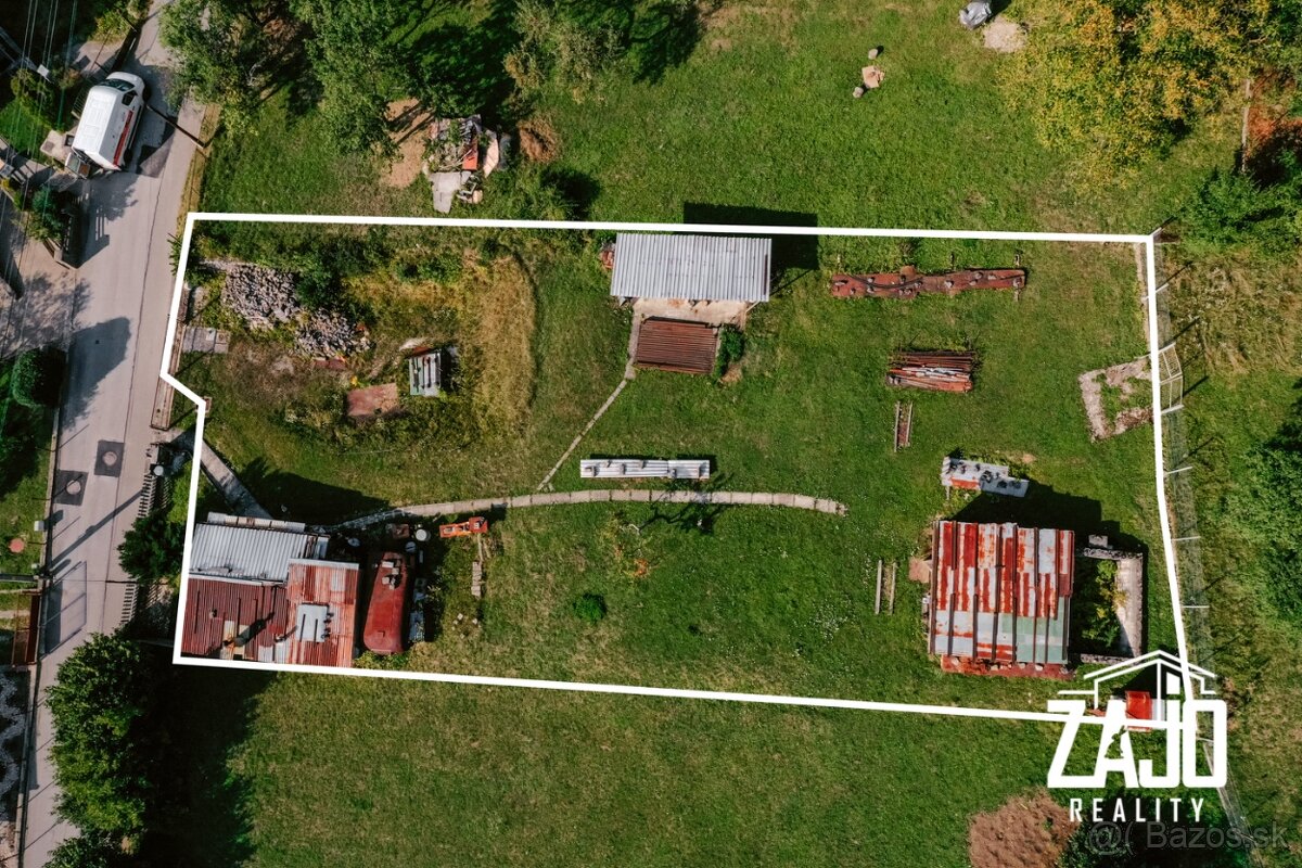 STAVEBNÝ POZEMOK - TRENČIANSKE TEPLICE, BARAČKA NA PREDAJ – pohled 2