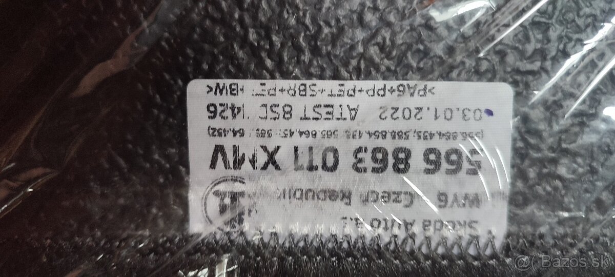 Textilné koberčeky Škoda Kodiaq ll. - 2