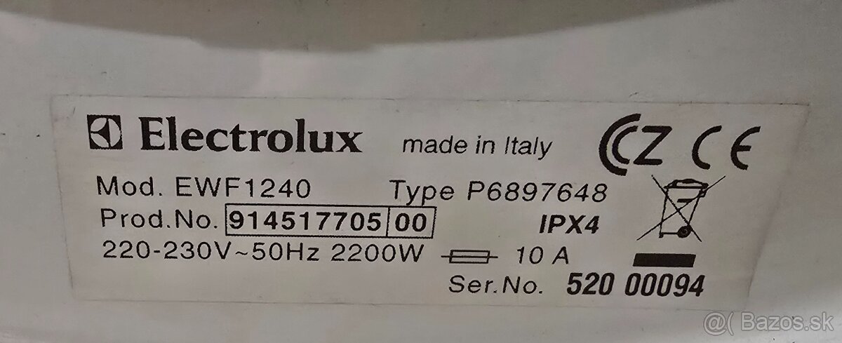 Práčka Elektrolux EWF 1240 - 2