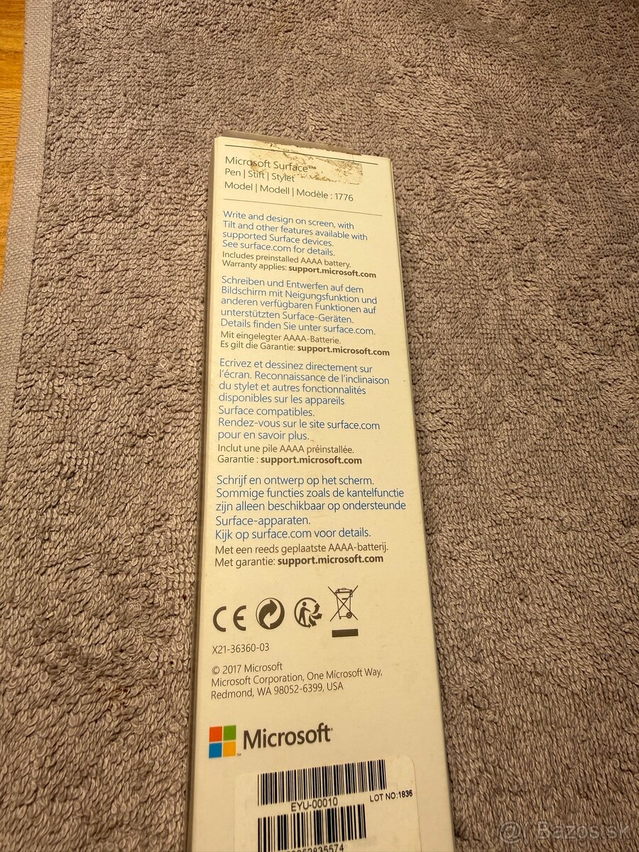 Microsoft Surface Pen Stylus Model 1776 - 2