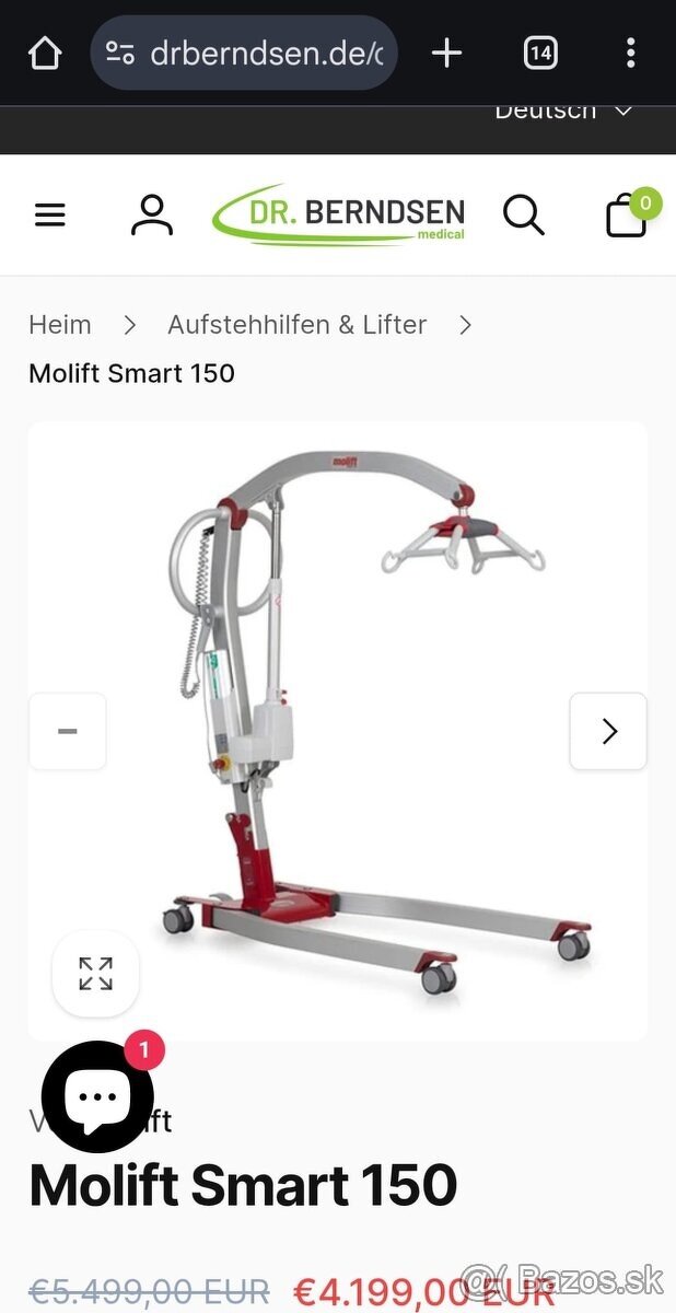 Zdvihák Molift - 2