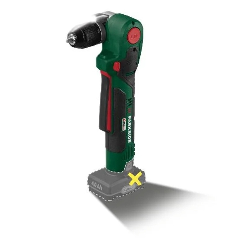 Aku uhlový vŕtací skrutkovač 12 V PWBSA 12 B2 - bez akumulát - 2