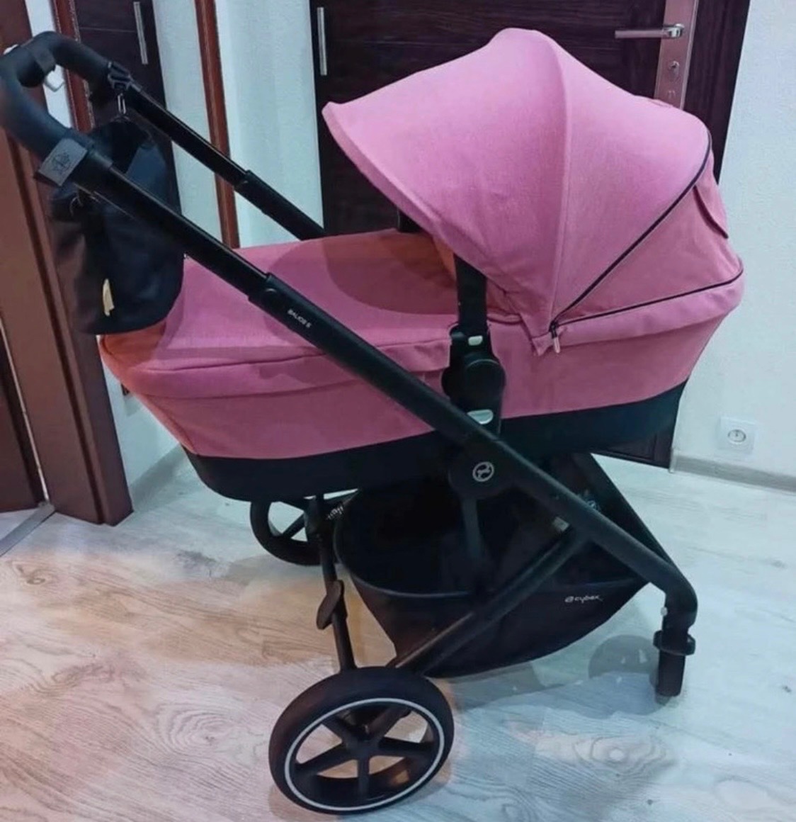 Cybex Balios S Lux 2v1 Magnolia Pink + nove kolesa na kocik - 2
