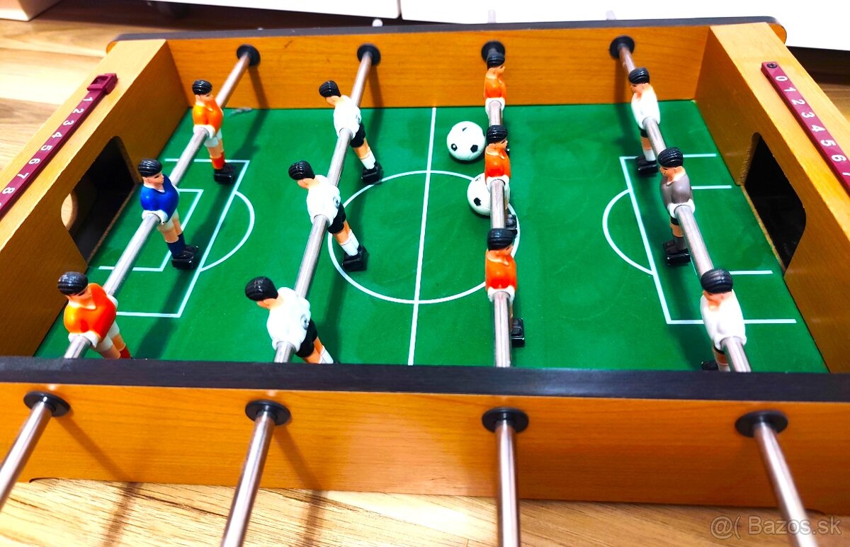 Stolný futbal-FUTBALOVÝ STôL PRE DETI+mládež+ZADARMO SAMOLEP - 2
