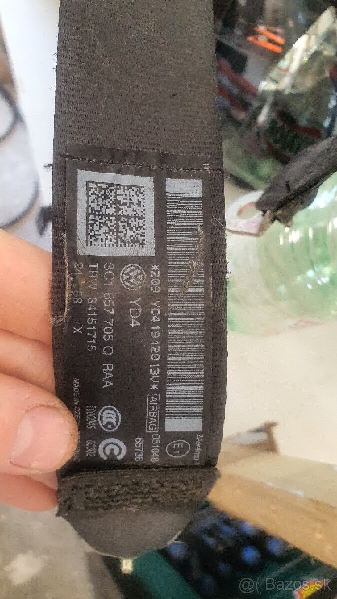 bezpečnostný pás 3C1857706
3c1857705 - 2