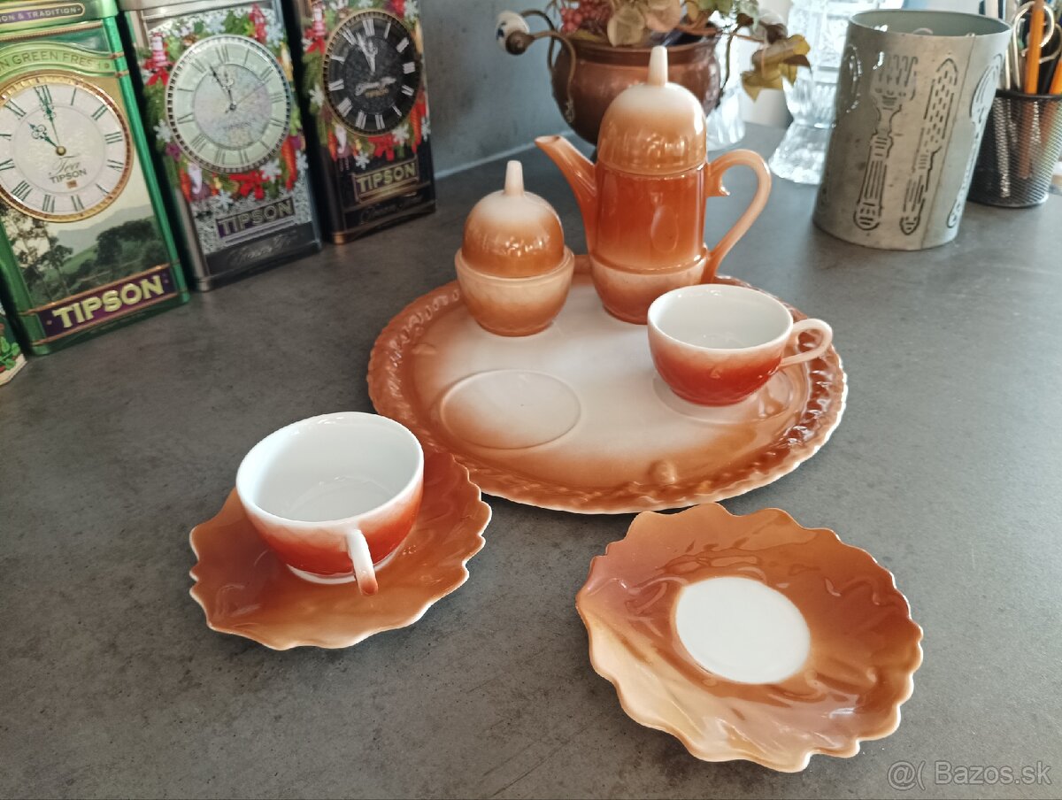 Vintage-Porcelánová súprava na kávu/čaj - 2