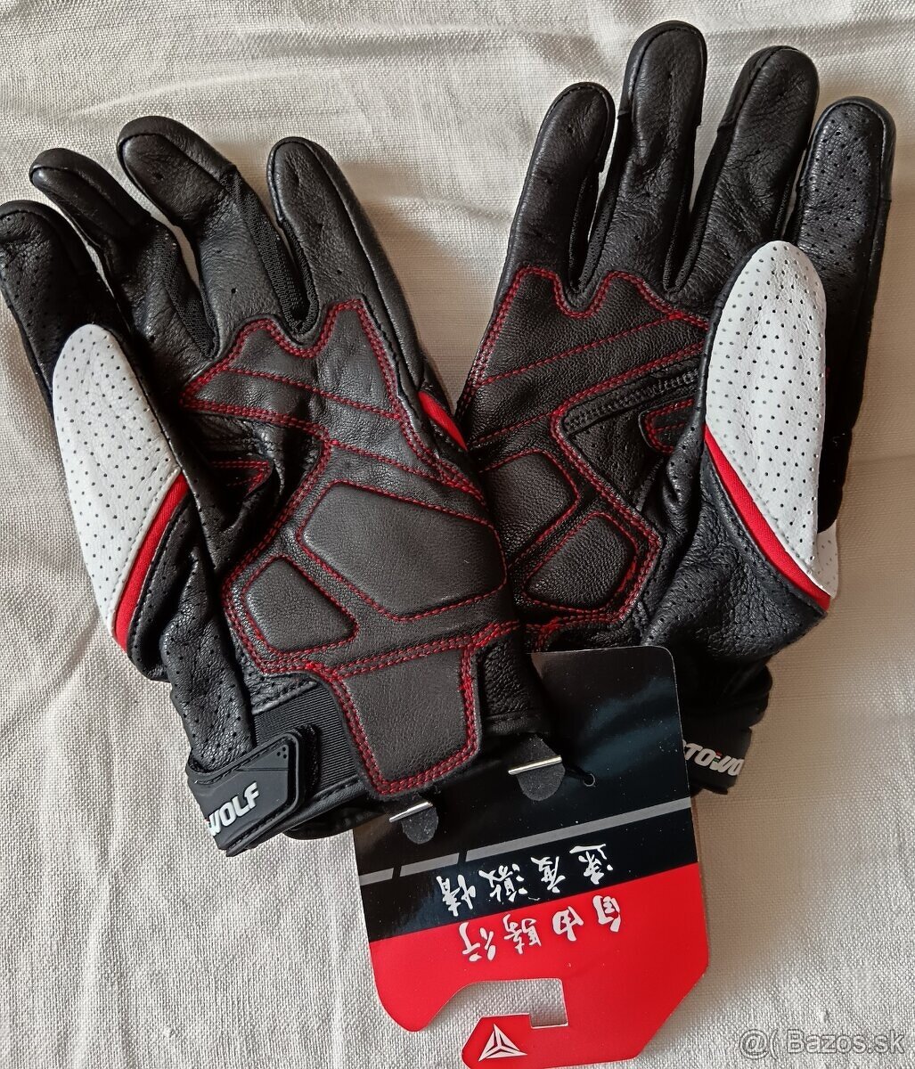 Úplne nové celokožené moto-rukavice veľ.XL - 2