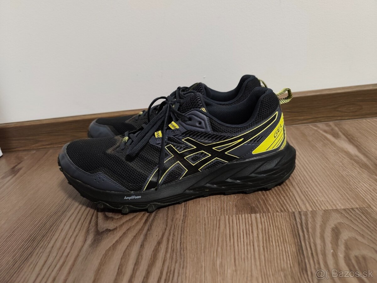 Asics 46 - pánske čierne tenisky - 2