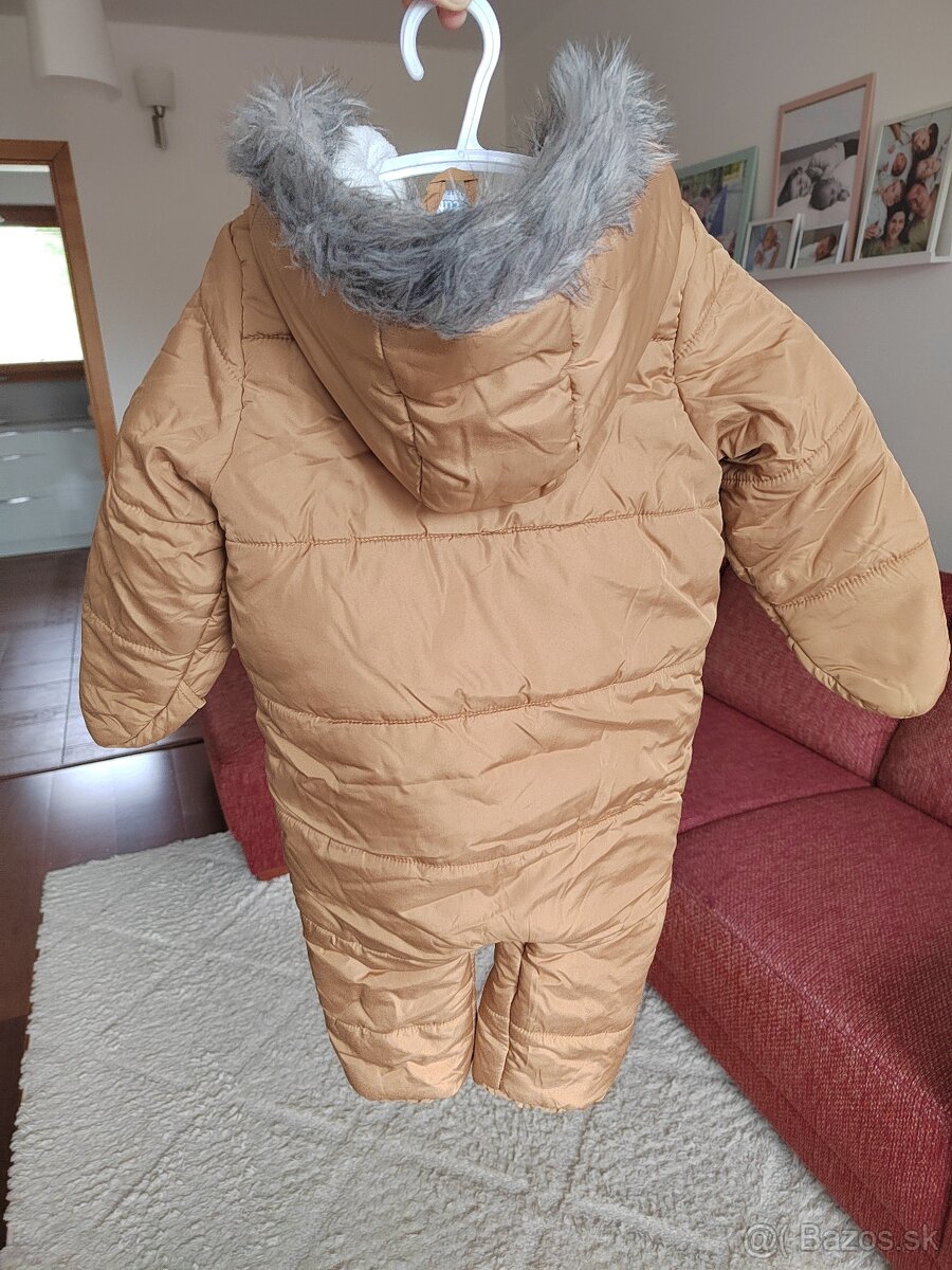 Zimná kombinéza hnedá v.86 - 2