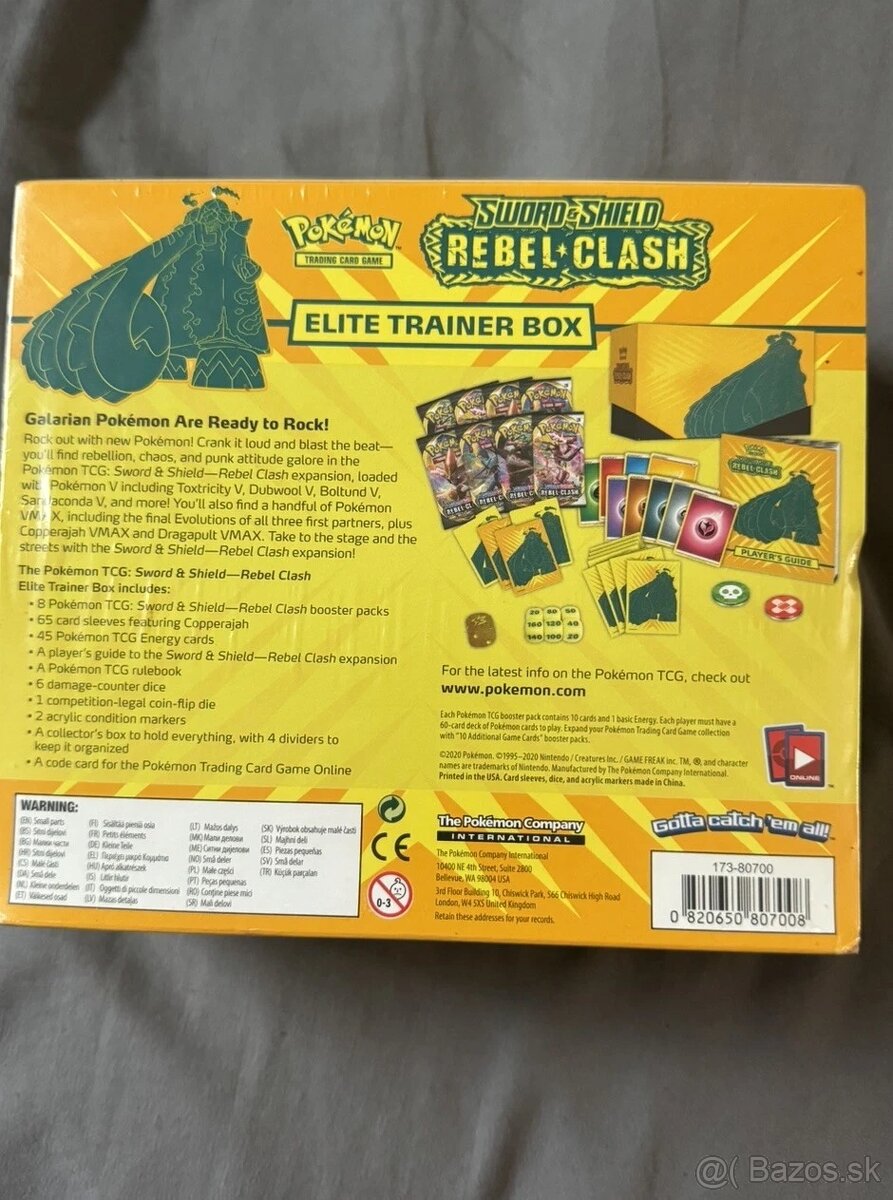 Pokemon TCG - Rebel Clash Elite trainer box - 2