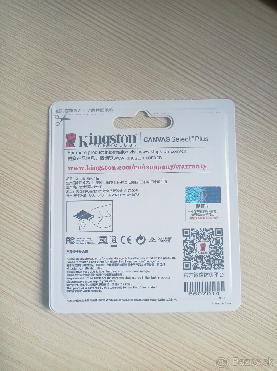 Kingston 32GB microSD karta Canvas Select Plus - 2