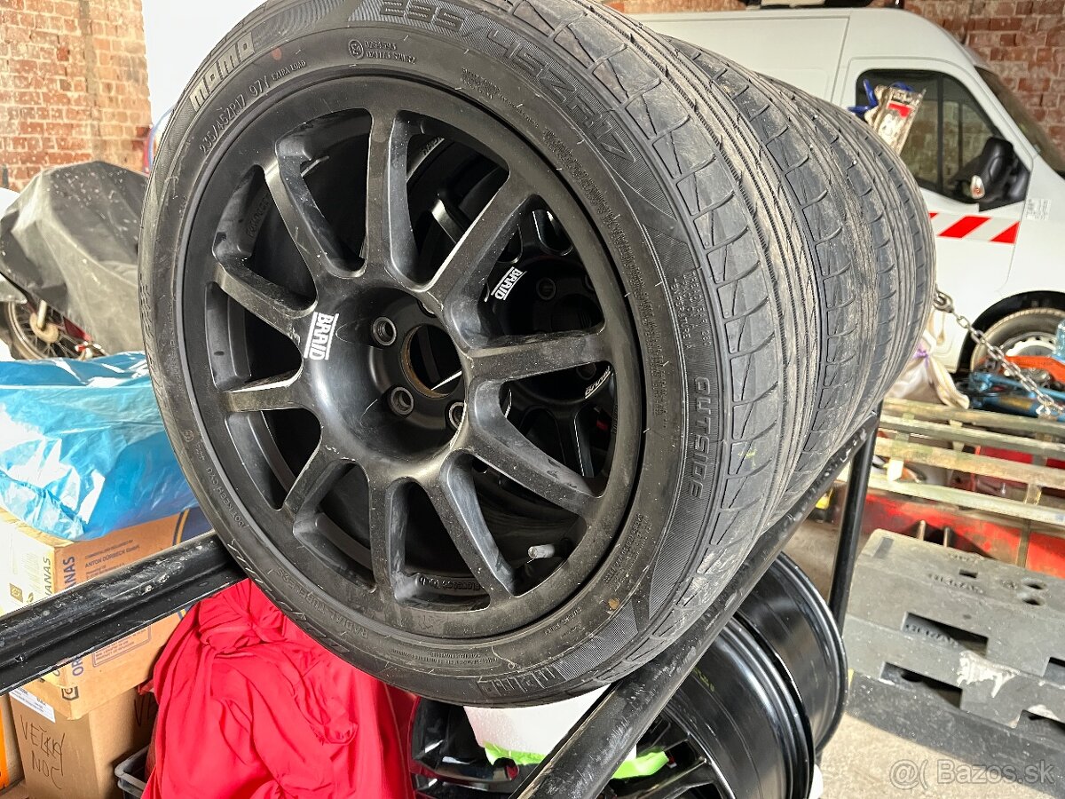 Disky BRAID 8x17 rozteč 5x114,3 Mitsubushi Lancer Evo Subaru - 2