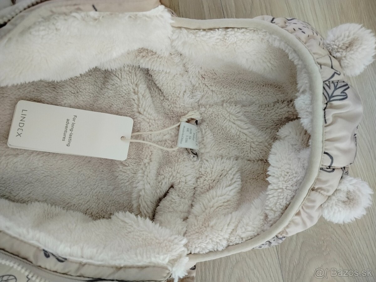 Nová Lindex zimná kombinéza č. 56 - 2