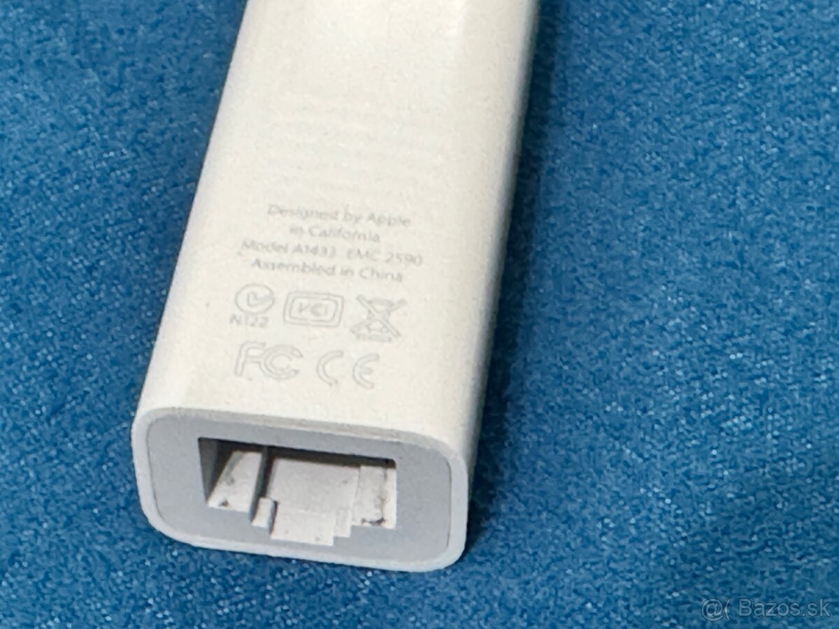 Originál Apple Thunderbolt to Gigabit Ethernet Adaptér A1433 - 2