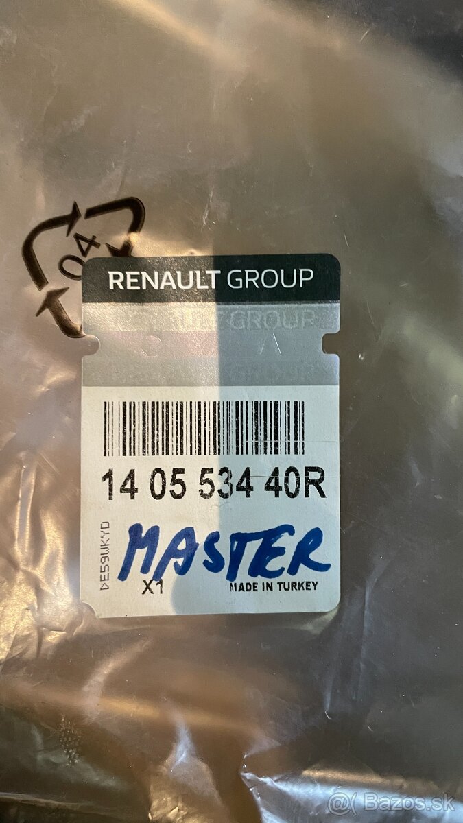 hadica vody Renault Master 2017 - 2