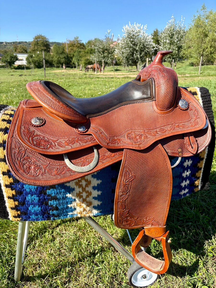 Westernové sedlo Triple W - 2