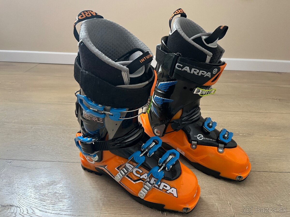 SCARPA lyžiarky 255- orange/black/blue - 2