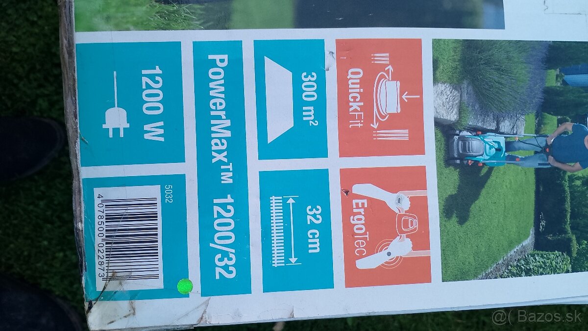 Kosačka Gardena PowerMax 1200/32 - 2