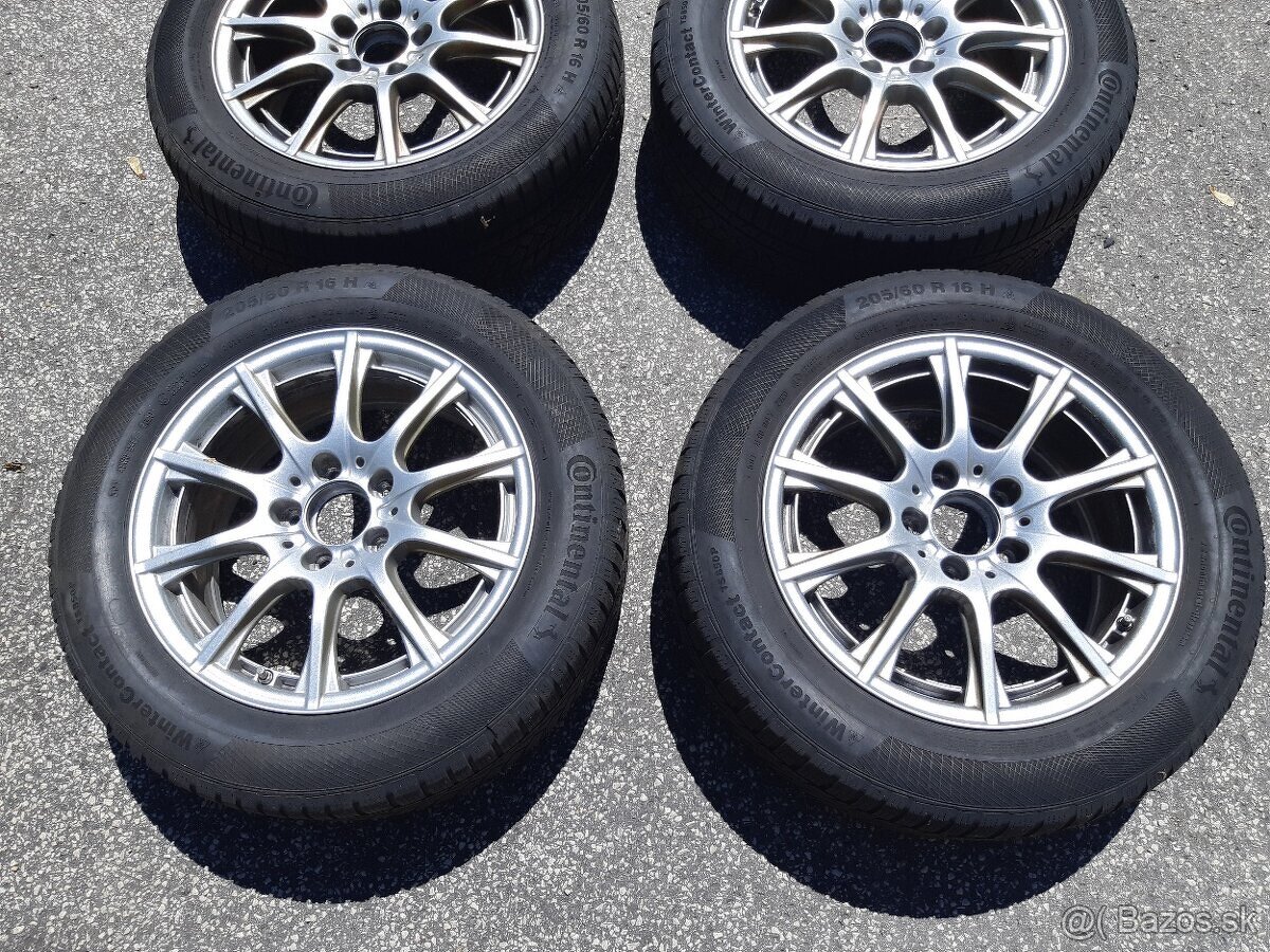 23. Mercedes C Alu disky 205/60 R16 - 2