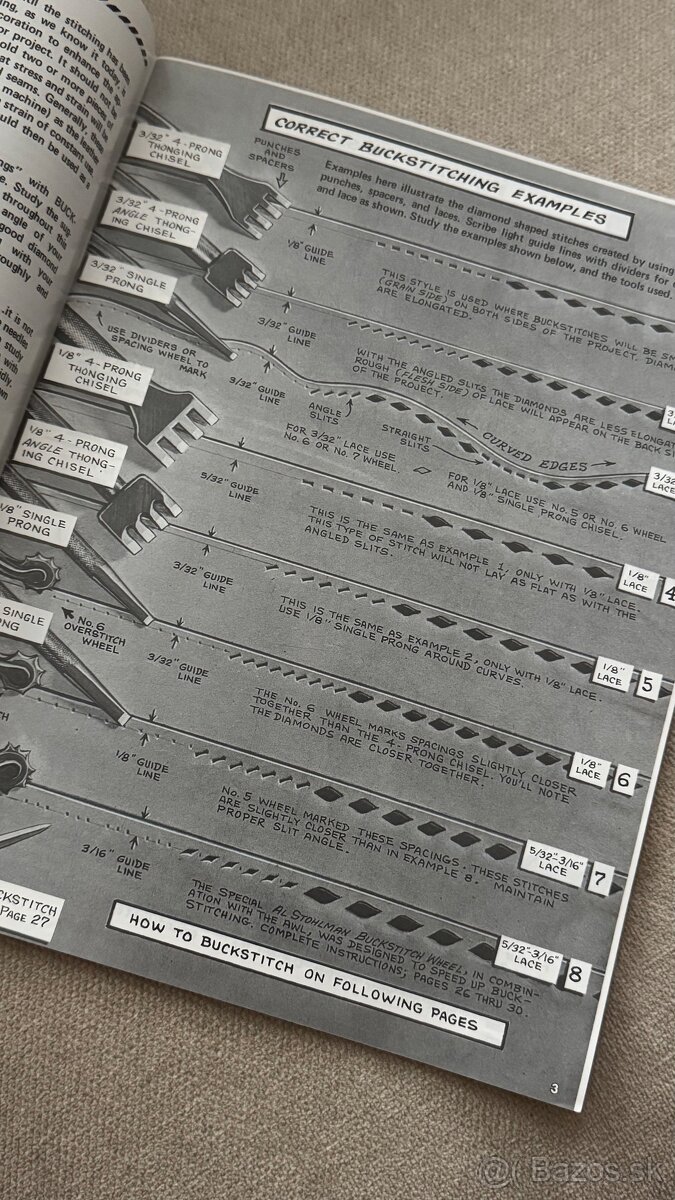 How To Buckstitch Book- Ako robiť ozdobné šitie Al Stohlman - 2