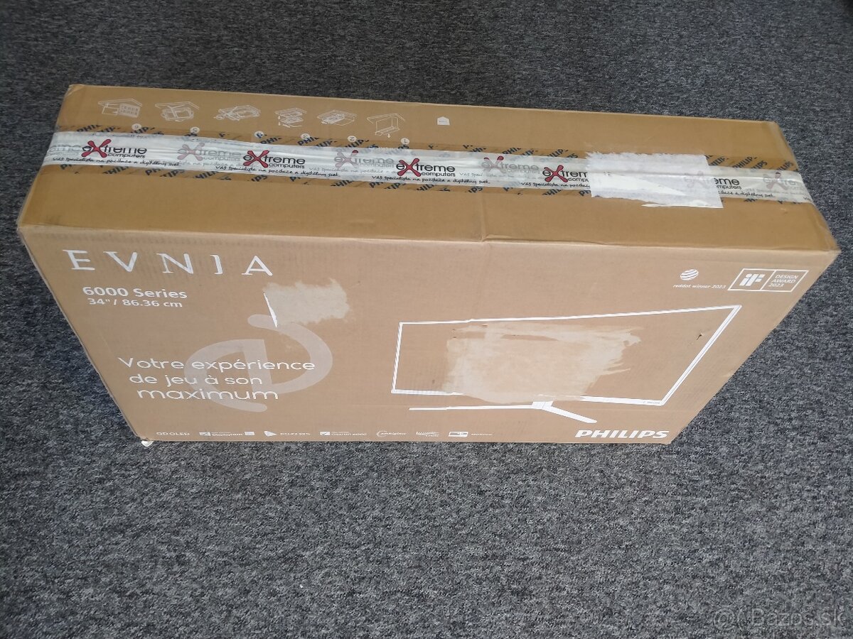 PHILIPS EVNIA QD-OLED 34" 3440x1440 ZAKRIVENÝ ZÁRUKA 3 ROKY - 2