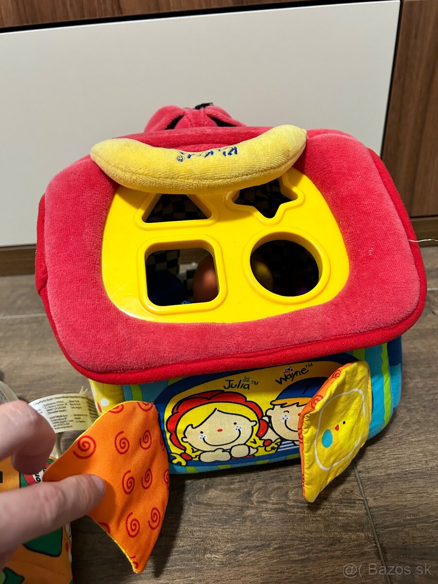 Textilny vkladaci domcek a auticka - 2