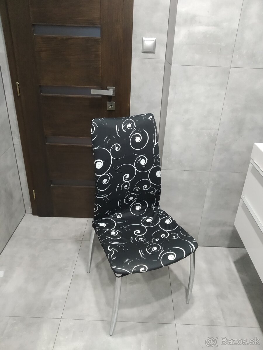 Moderné návleky na stoličky (Ruža 5) - 2