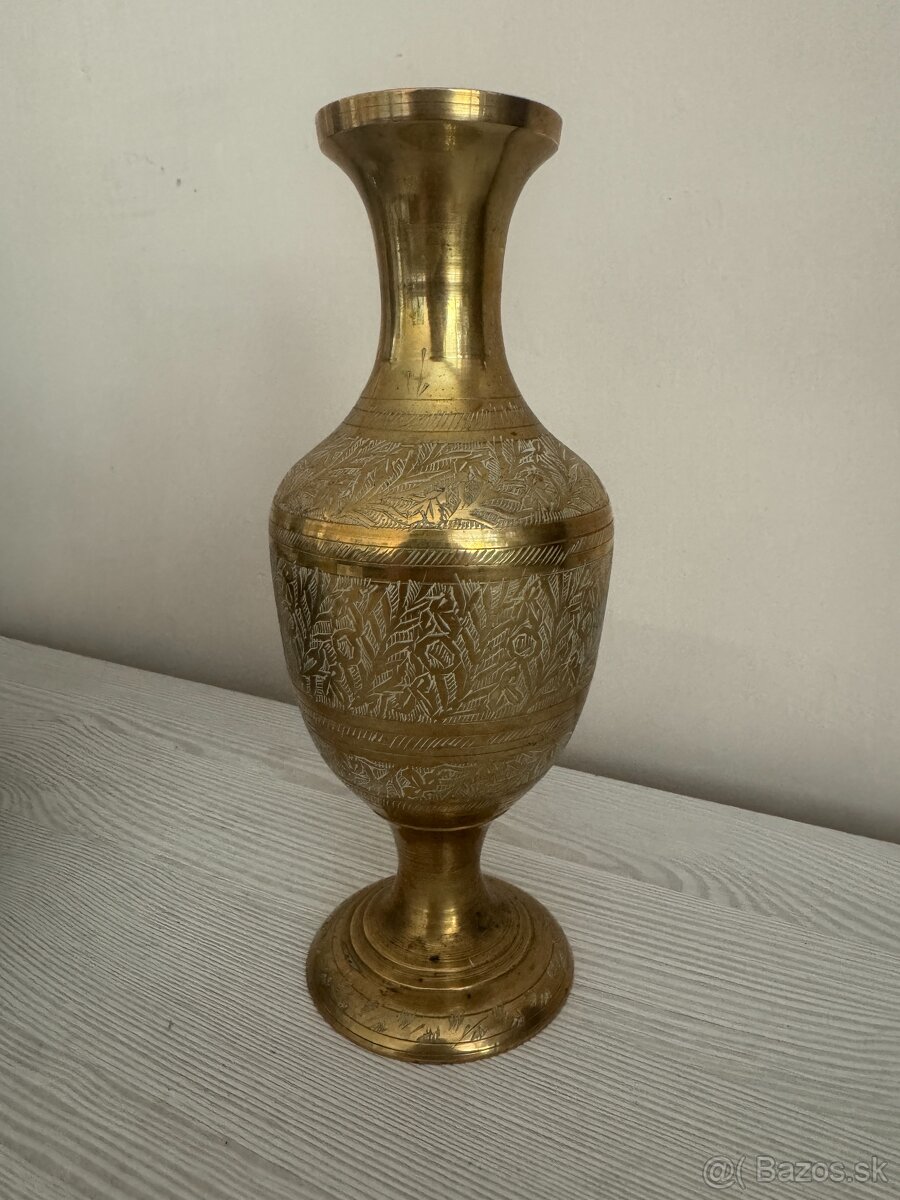 Mosadzne vázy - 2ks - 2