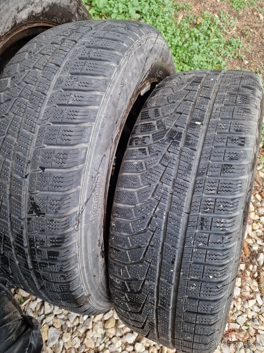 5x110 R16 - plech. disky + 205/60 R16 M+S Hankook (OPEL) - 2